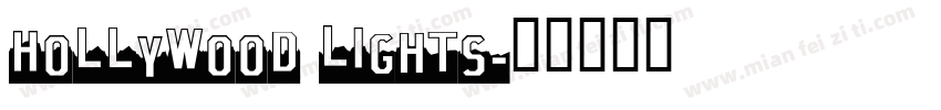 Hollywood Lights字体转换